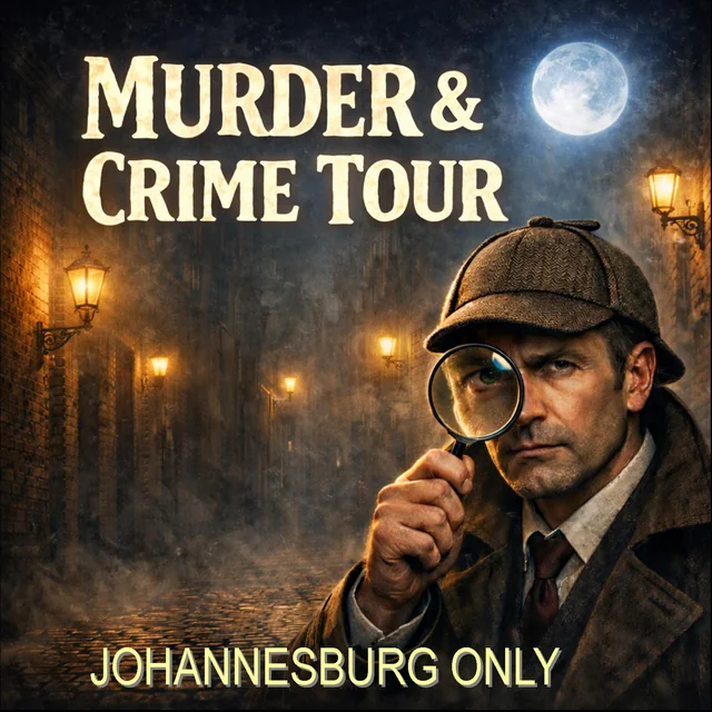 Official event artwork: Murder & Crime Tour — Johannesburg